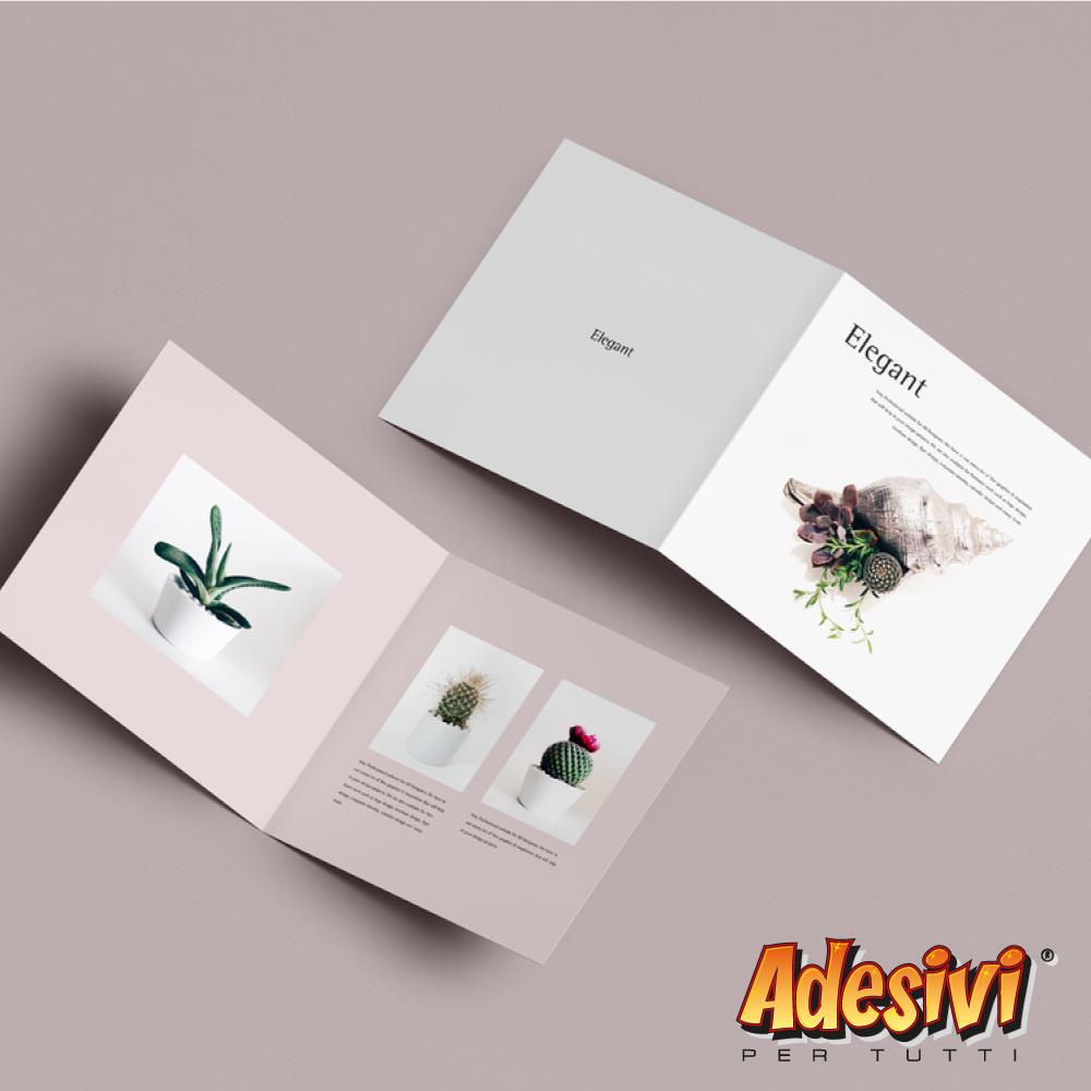 pieghevole quadrato 14,5x14,5 2 ante