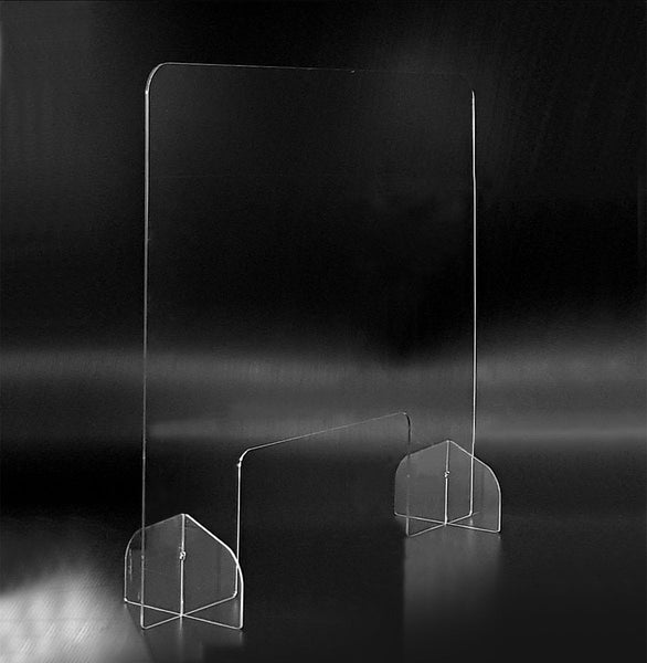 Schermo parafiato 100x90 in plexiglass 5mm Mod. C
